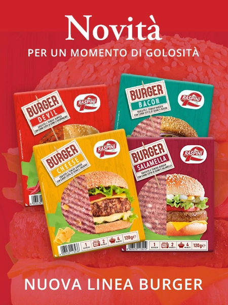 Nuova linea Burger Raspini