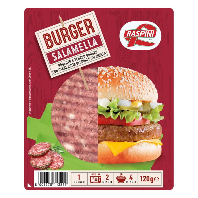 Prodotto Raspini: Burger Salamella